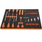 Dynamic 25Pcs Screwdriver, Hex Key, Punch & Chisel Set W/ Foam Tool Organizer D096004-FT4T - alternate 2